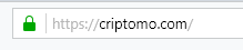 CRIPTOMO utiliza HTTPS