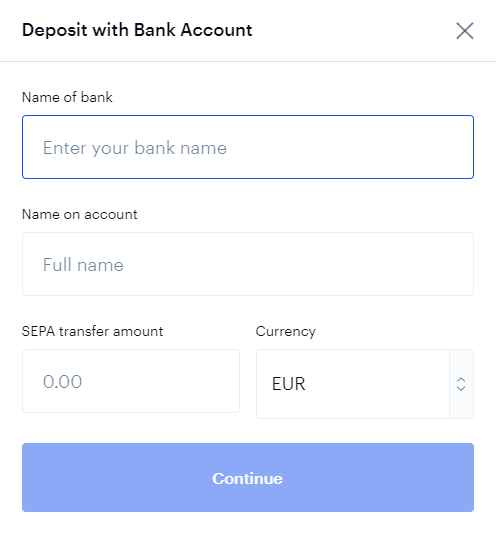 Coinbase Payment method