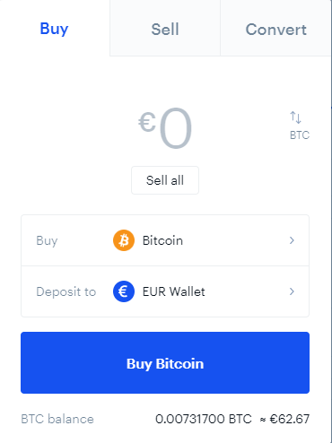 Coinbase Buy BTC