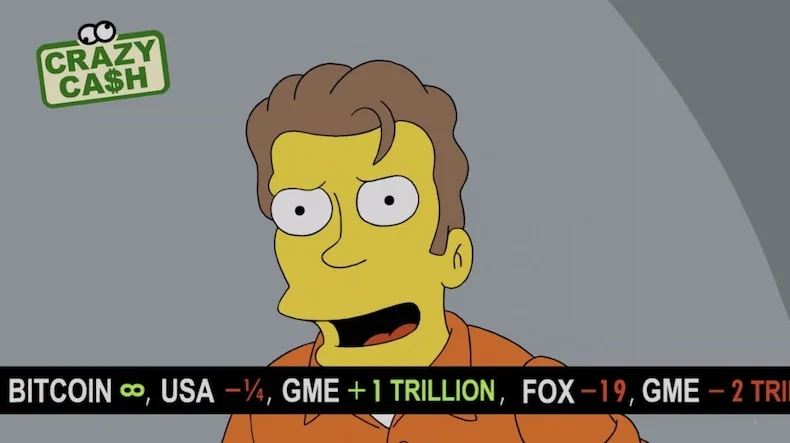 Simpsons value BTC