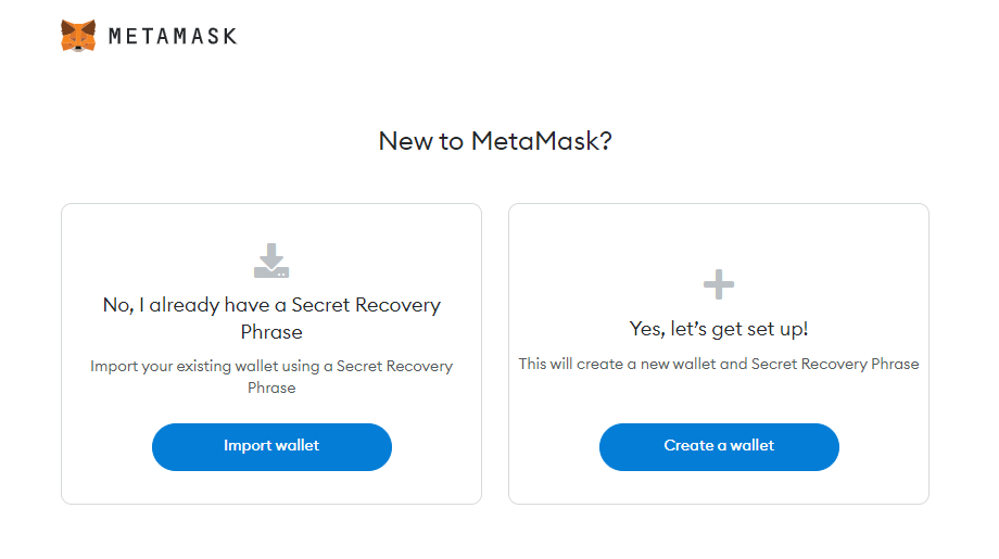 metamask crear cuenta